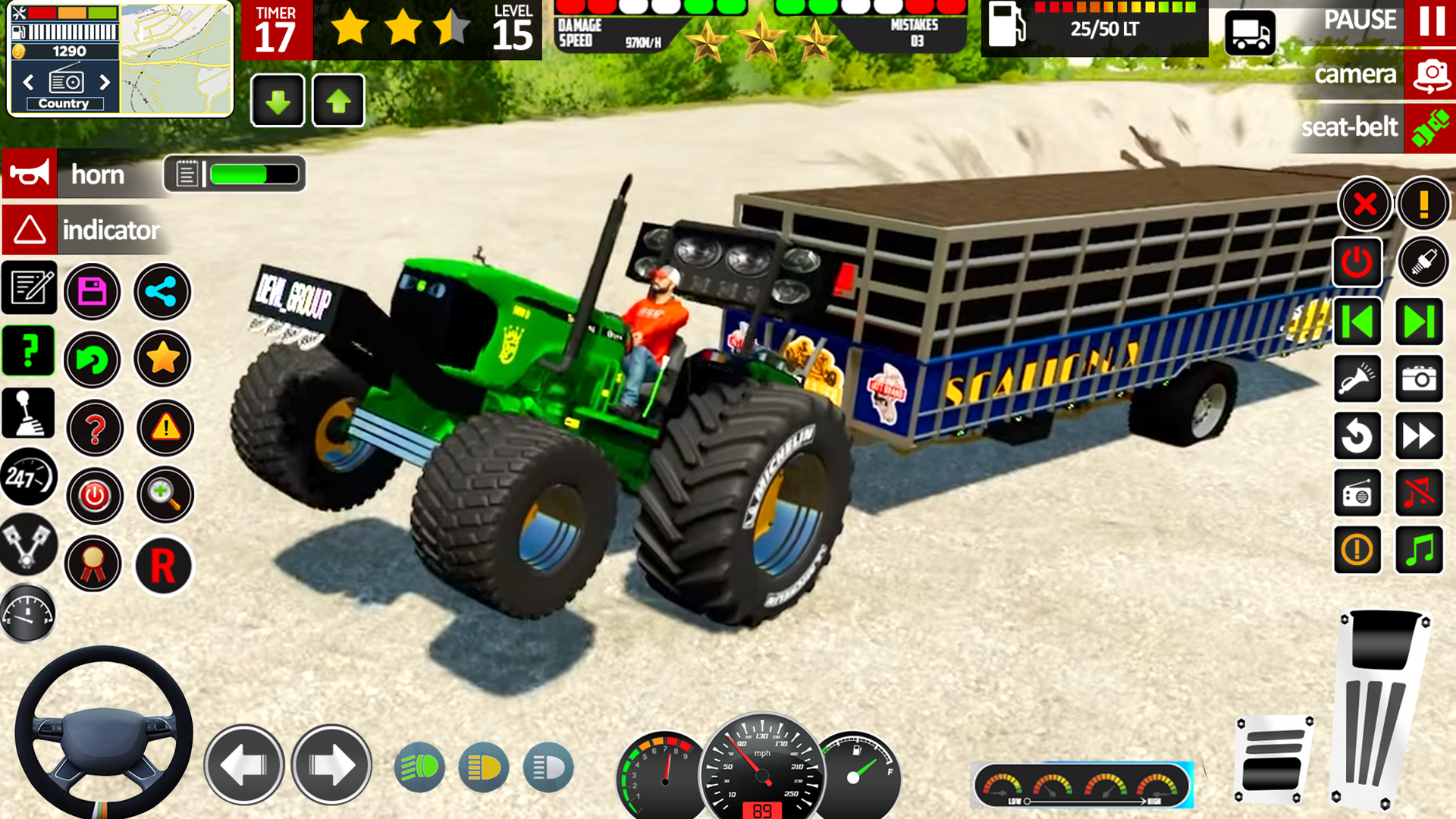 اسکرین شات 2 بازی Real Tractor Farming Games 3D