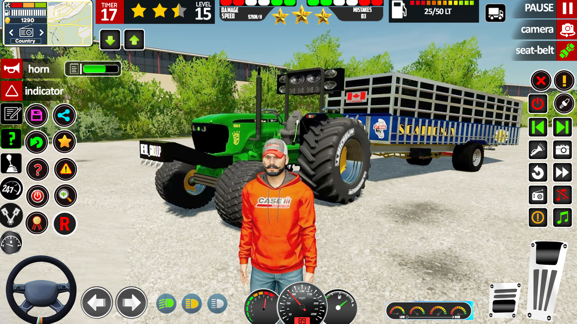 اسکرین شات 1 بازی Farm Tractor Simulator Game