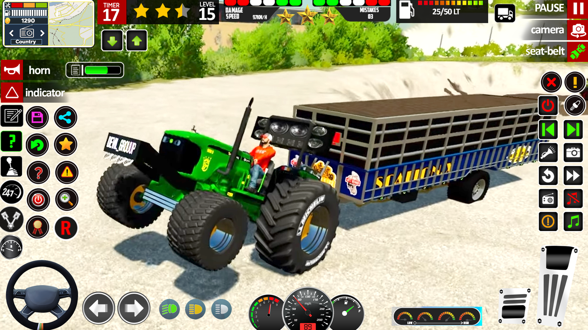 اسکرین شات 4 بازی Real Tractor Farming Games 3D
