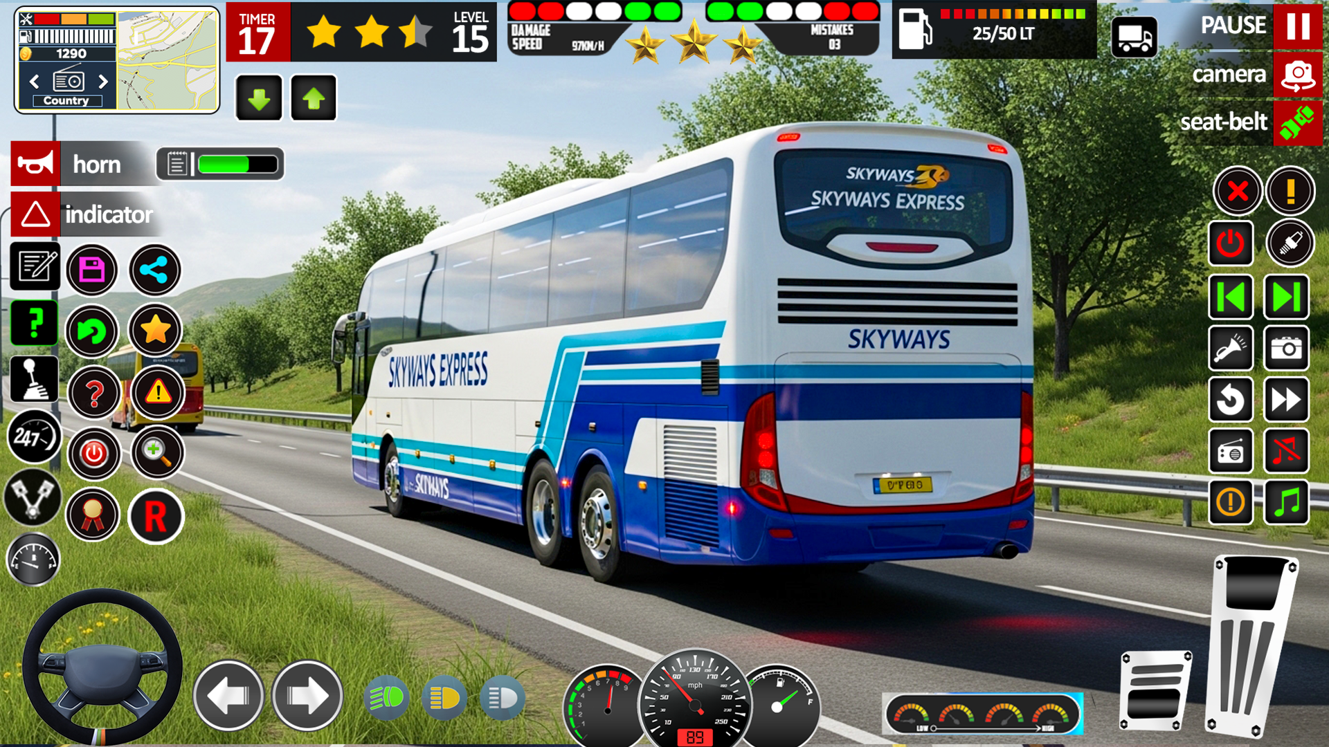 اسکرین شات 3 برنامه Coach Bus Simulator: Bus Game