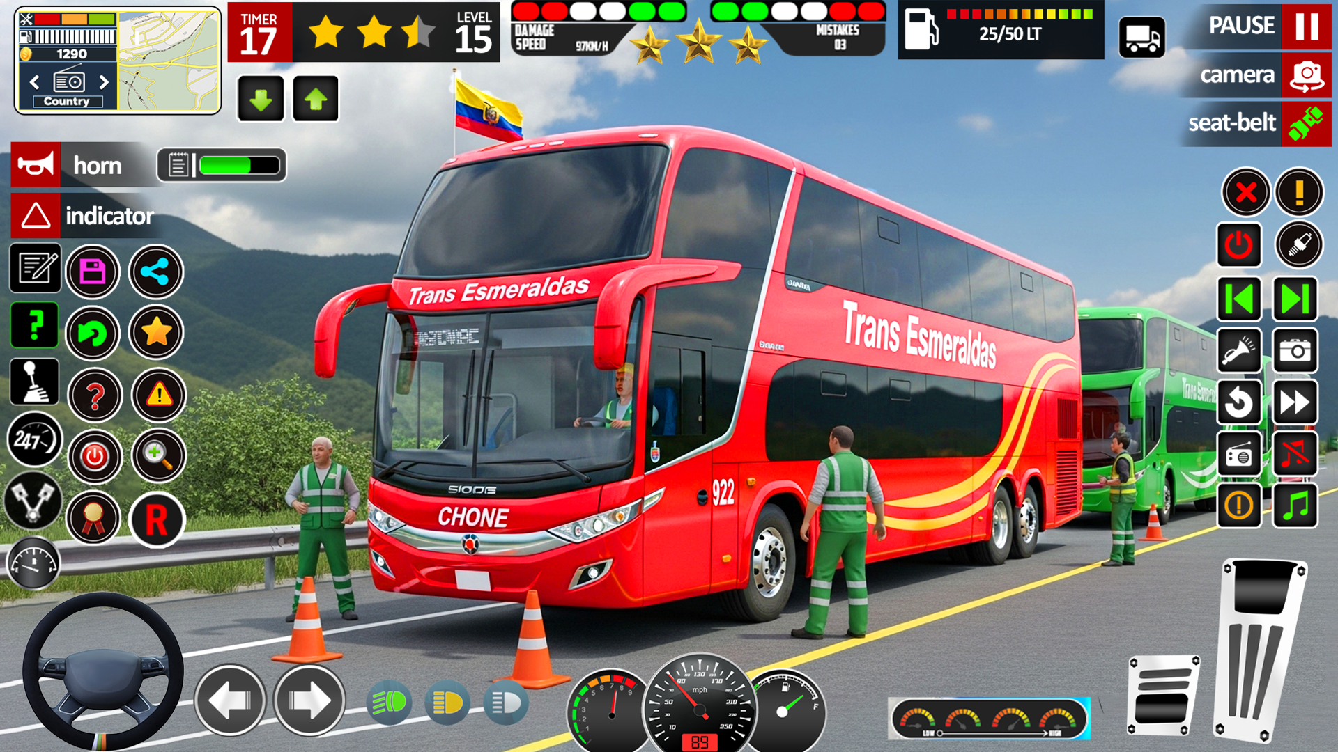 اسکرین شات 2 برنامه Coach Bus Simulator: Bus Game