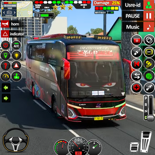 اسکرین شات 1 برنامه Coach Bus Simulator: Bus Game