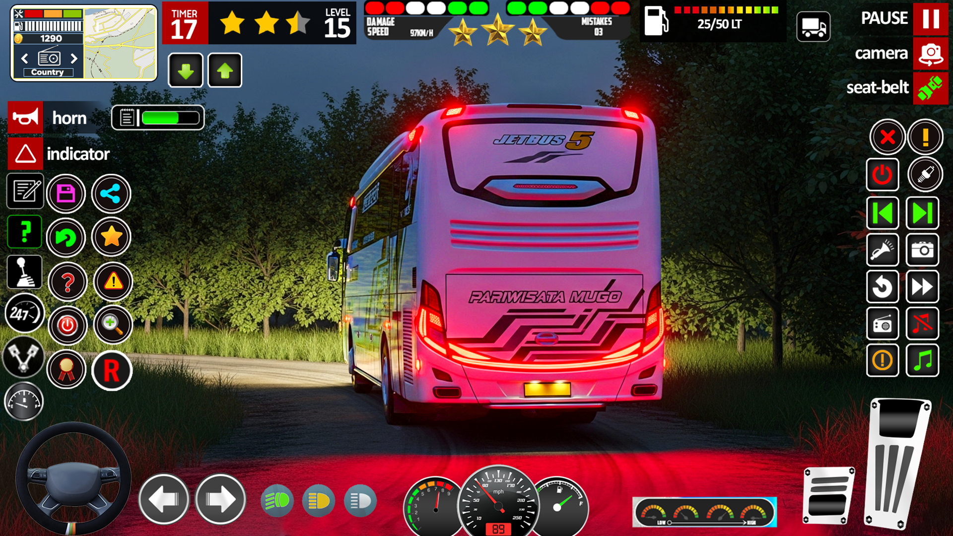 اسکرین شات 1 برنامه Coach Bus Simulator: Bus Game