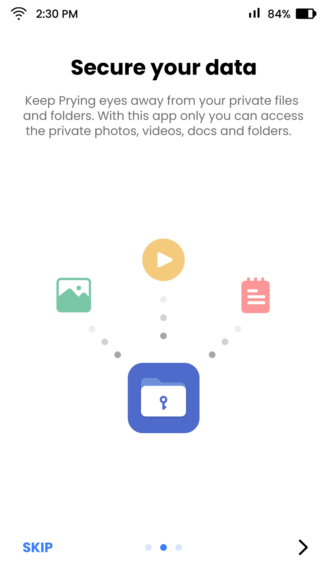 اسکرین شات 3 برنامه Secure Folder - Photo Vault