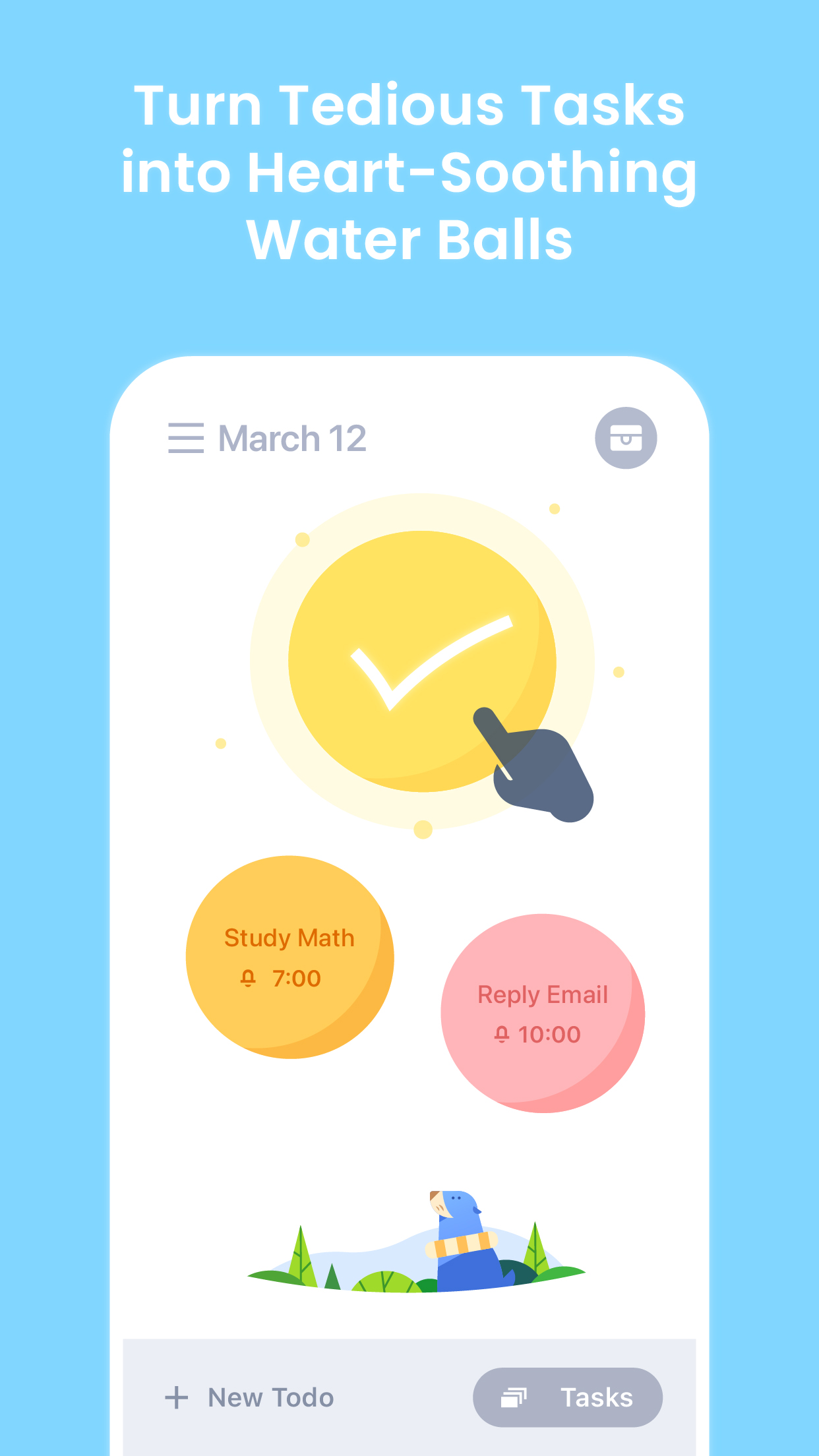 اسکرین شات 1 برنامه WaterDo:To Do List & Schedule