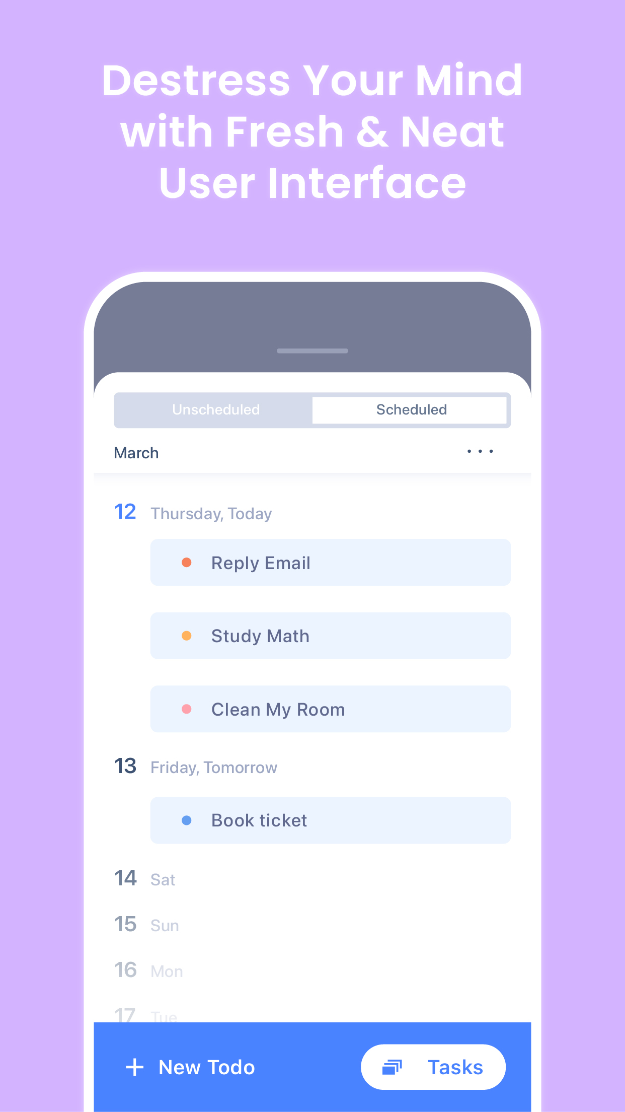 اسکرین شات 6 برنامه WaterDo:To Do List & Schedule