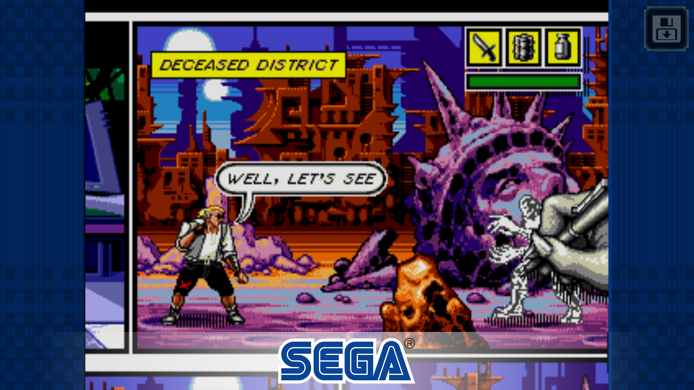 اسکرین شات 1 بازی Comix Zone Classic