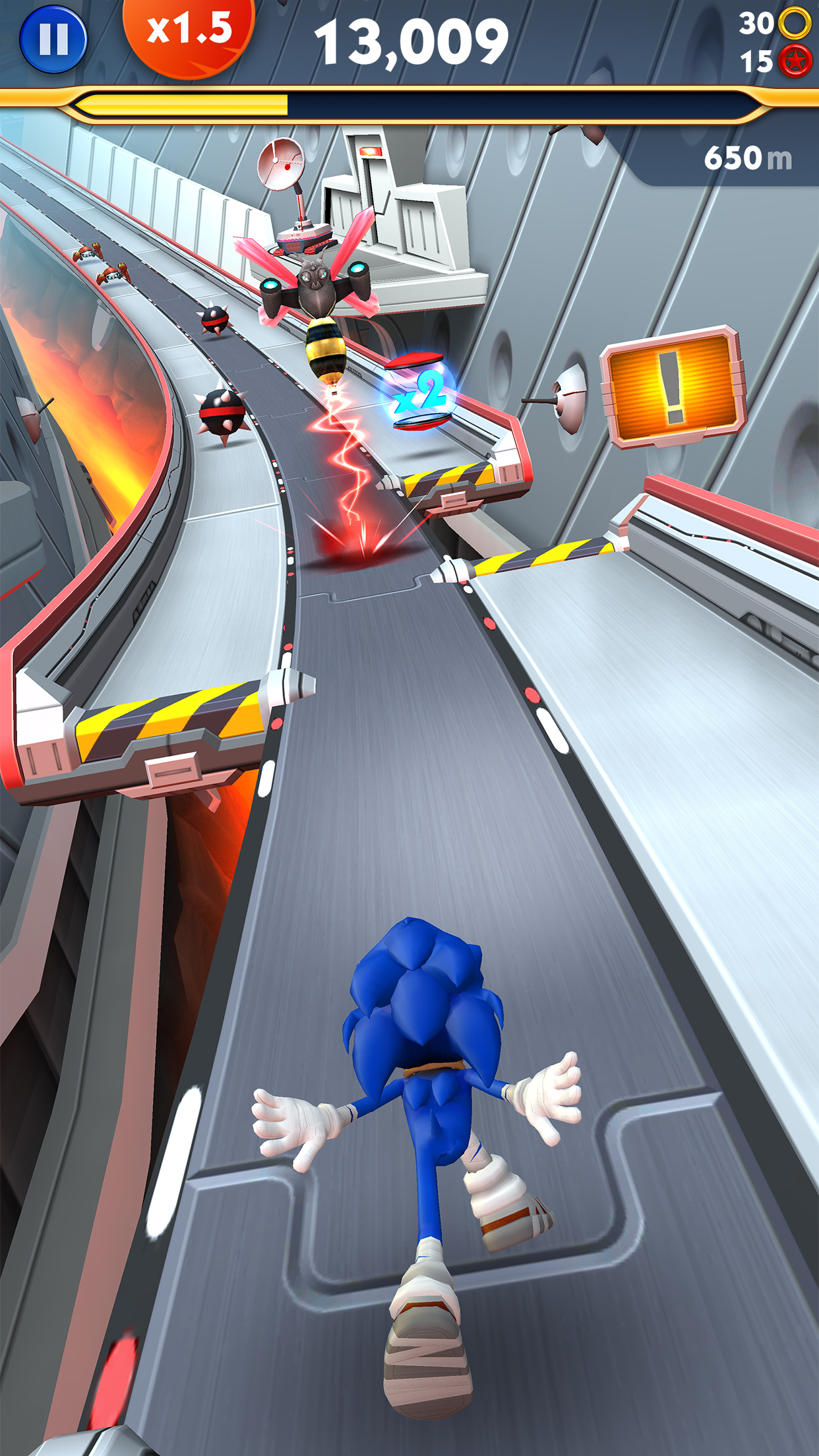 اسکرین شات 3 بازی Sonic Dash 2: Sonic Boom Run
