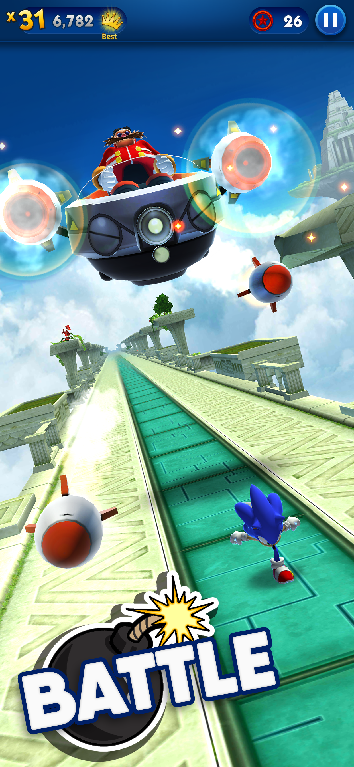 اسکرین شات 4 بازی سونیک دش (sonic dash)