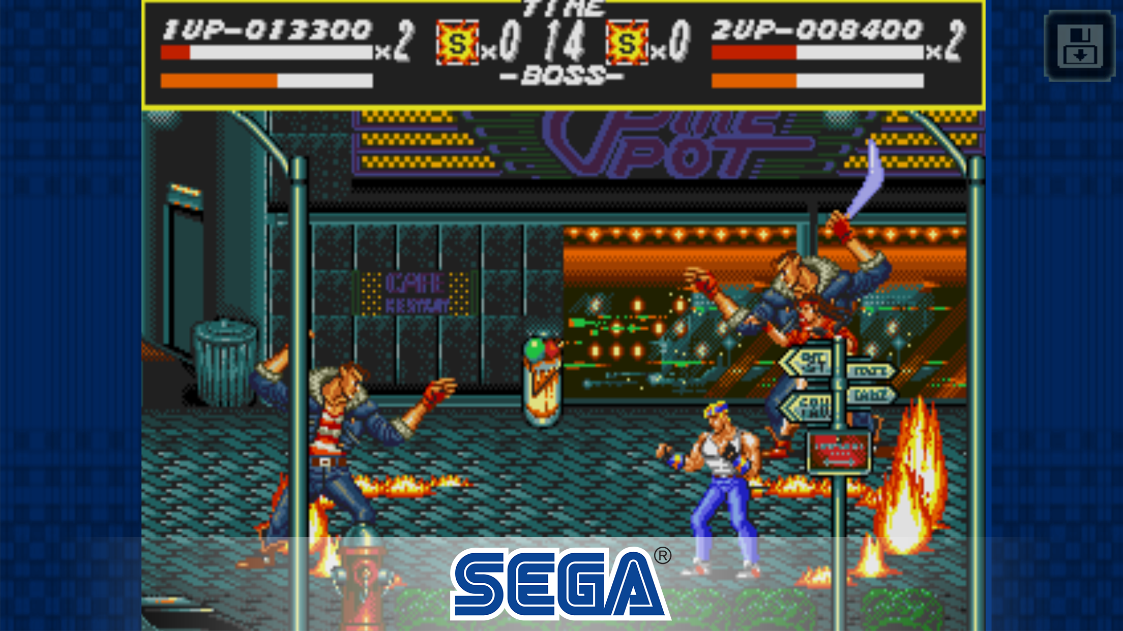 اسکرین شات 2 بازی Streets of Rage Classic