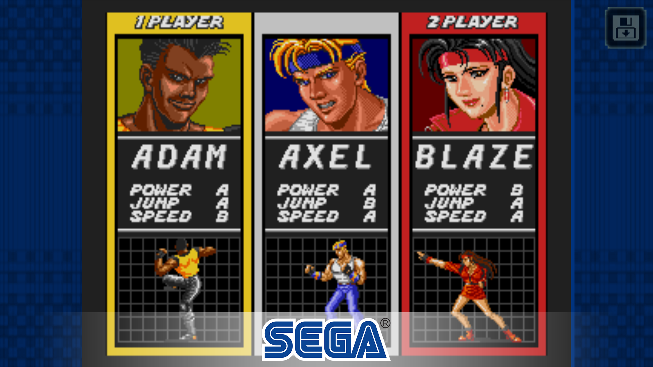 اسکرین شات 1 بازی Streets of Rage Classic