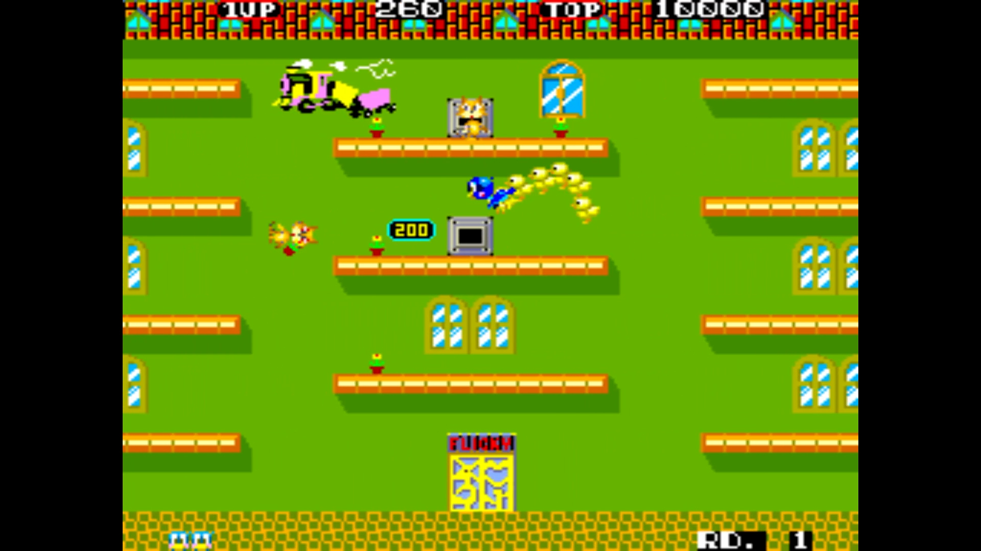 اسکرین شات 1 بازی Flicky, arcade game