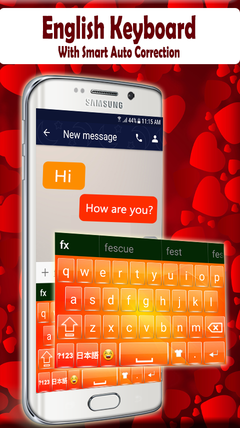 اسکرین شات 4 برنامه Japanese Keyboard 2020