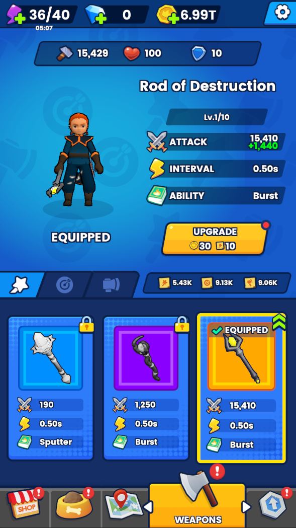اسکرین شات 5 بازی Mage Survivor