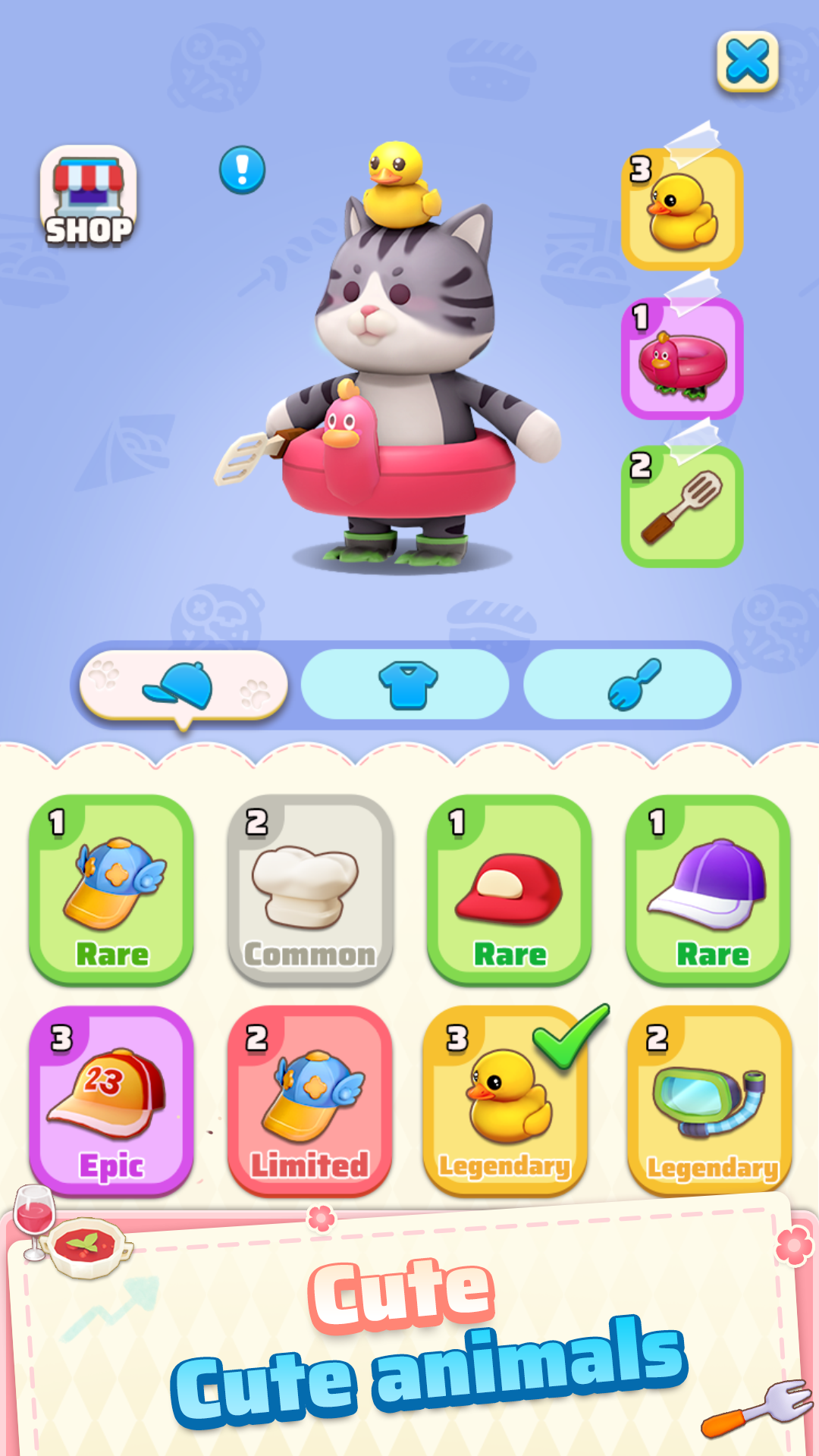 اسکرین شات 3 بازی Animal Snack Town