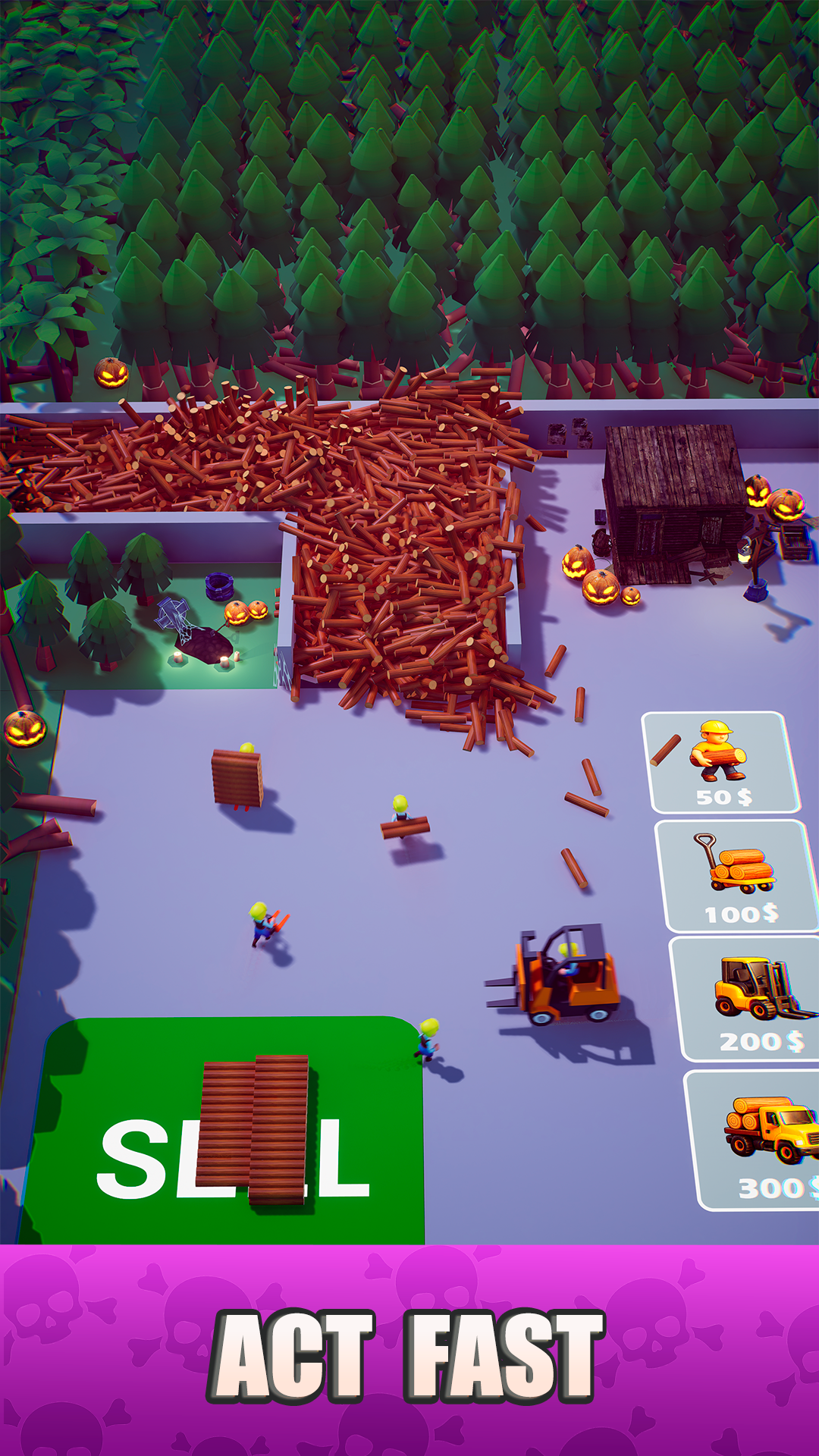 اسکرین شات 1 بازی Lumber Empire: Idle Wood Inc
