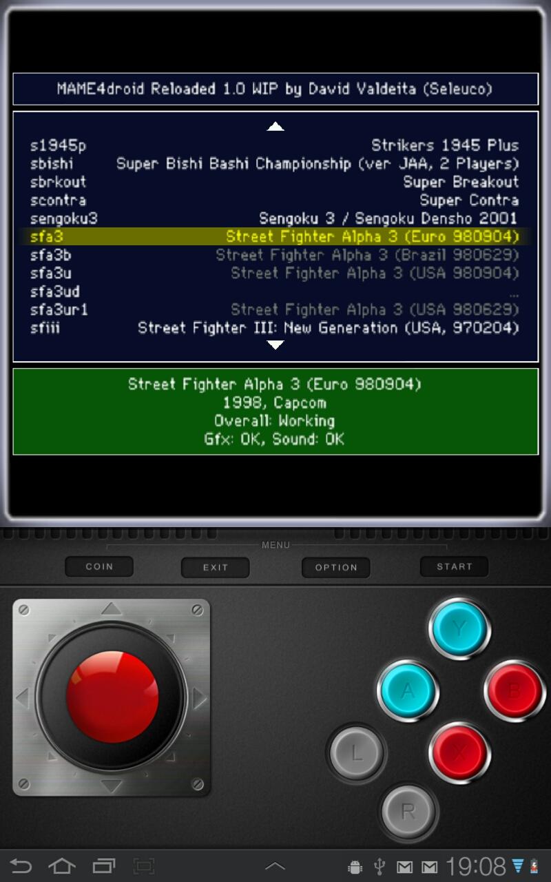 اسکرین شات 3 بازی MAME4droid  (0.139u1)