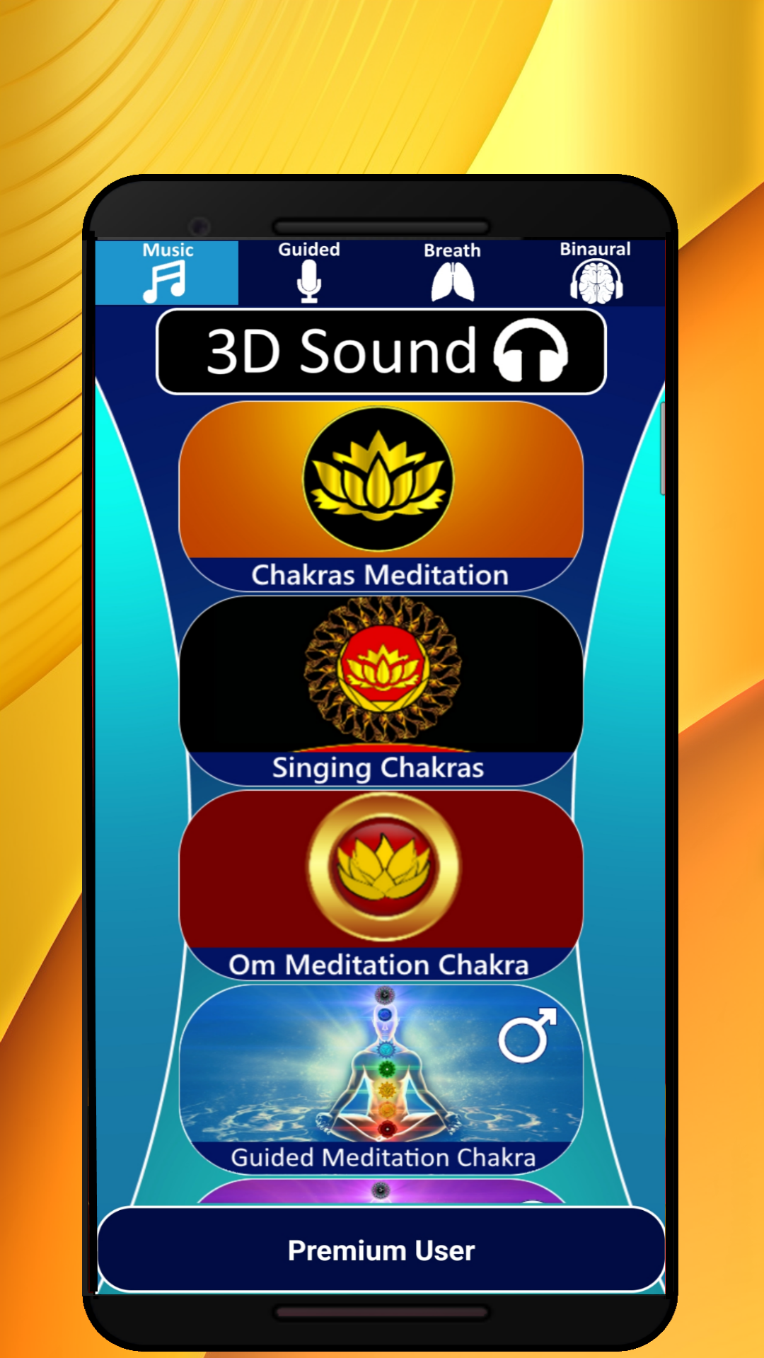 اسکرین شات 1 برنامه Chakra Healing Meditation