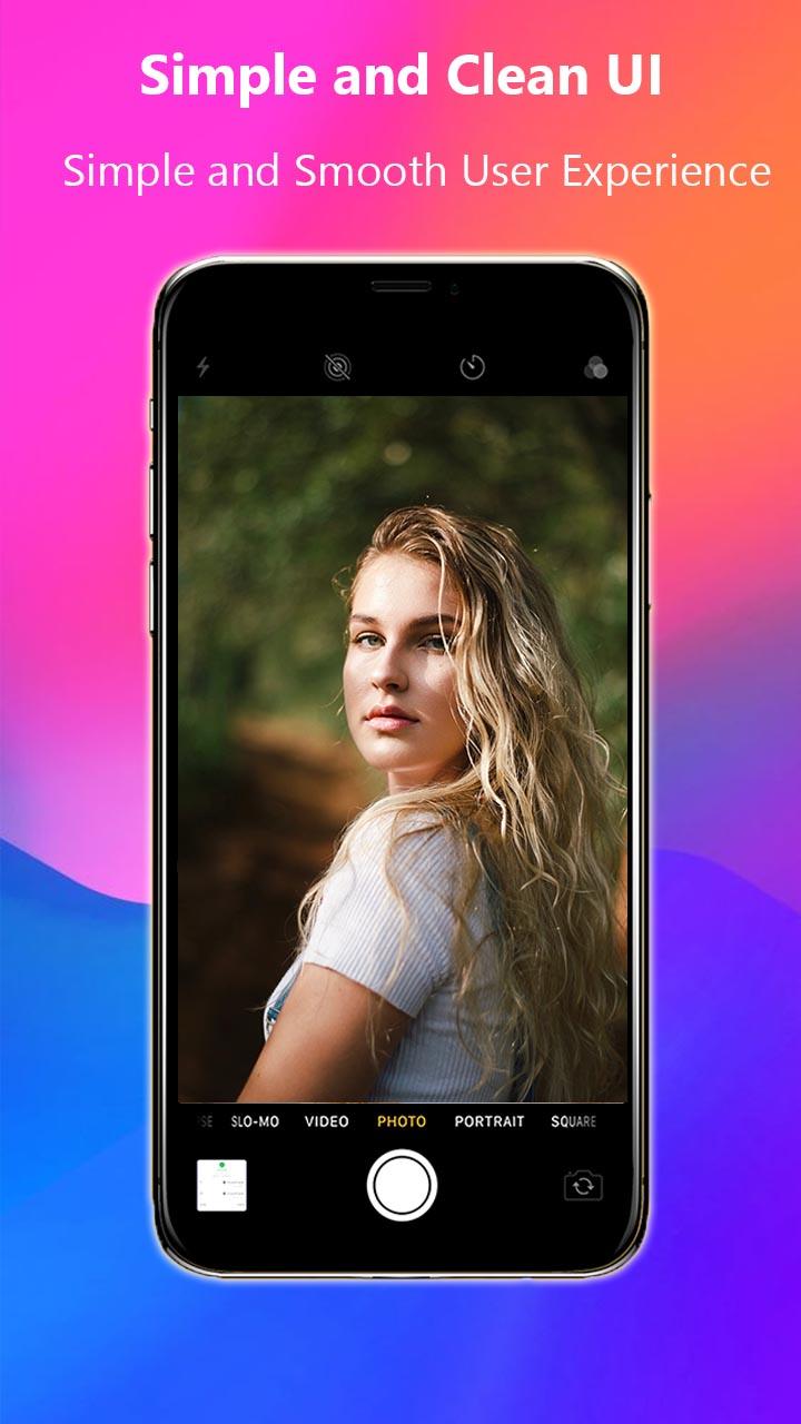 اسکرین شات 1 برنامه Selfie Camera for iPhone 13