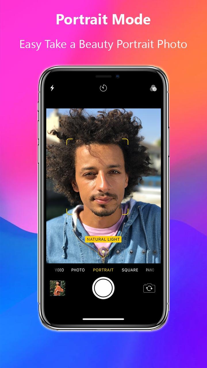 اسکرین شات 3 برنامه Selfie Camera for iPhone 13