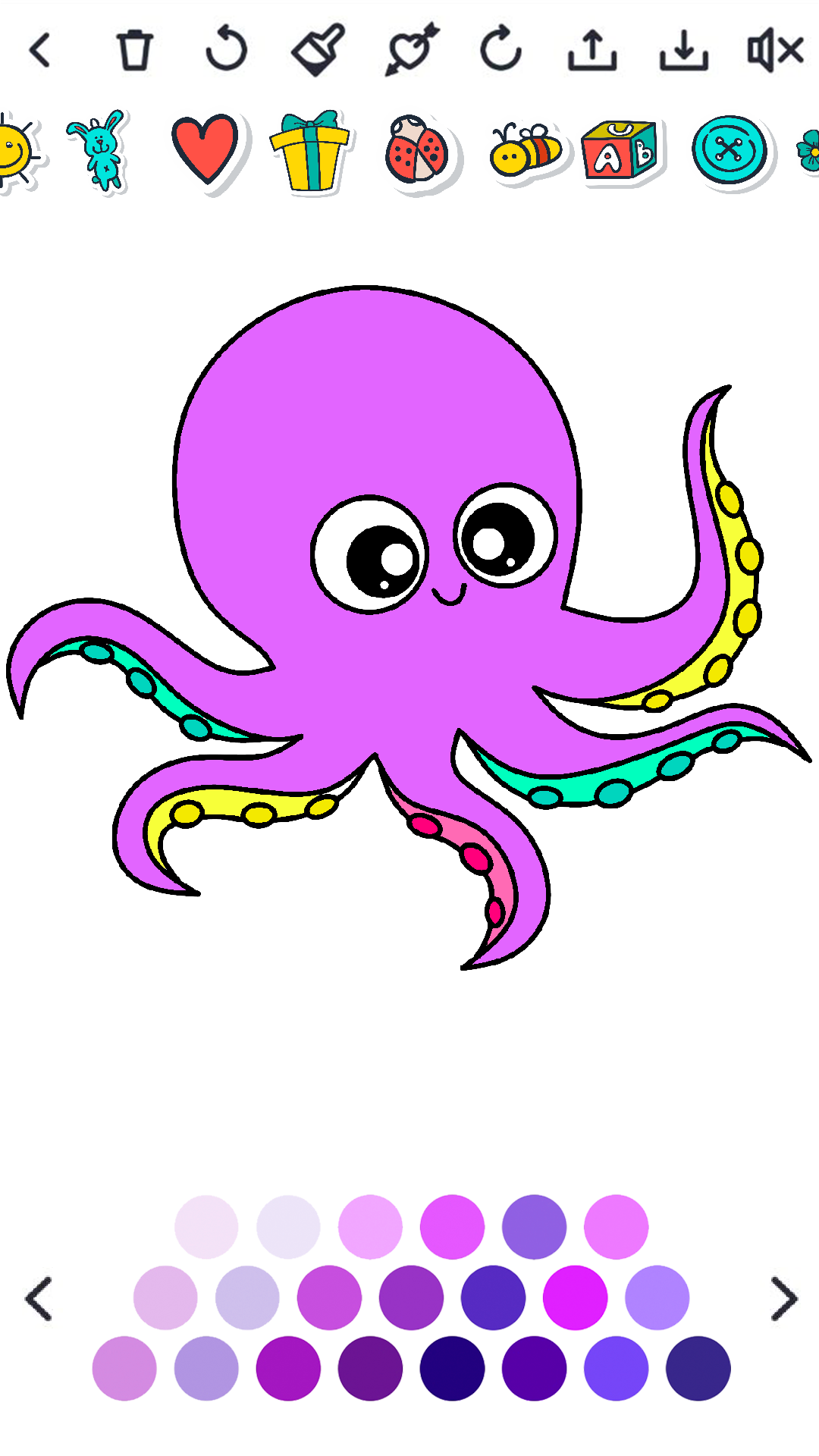 اسکرین شات 1 بازی Coloring Games for Kids: Paint