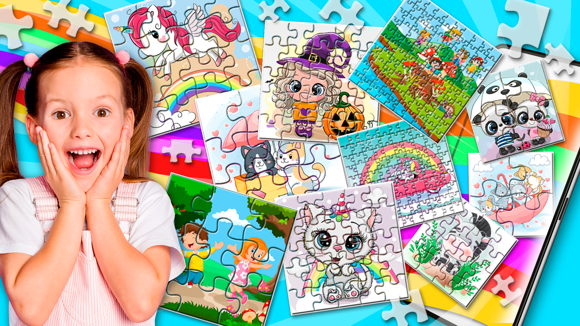 اسکرین شات 1 بازی Kids Puzzles Offline Games