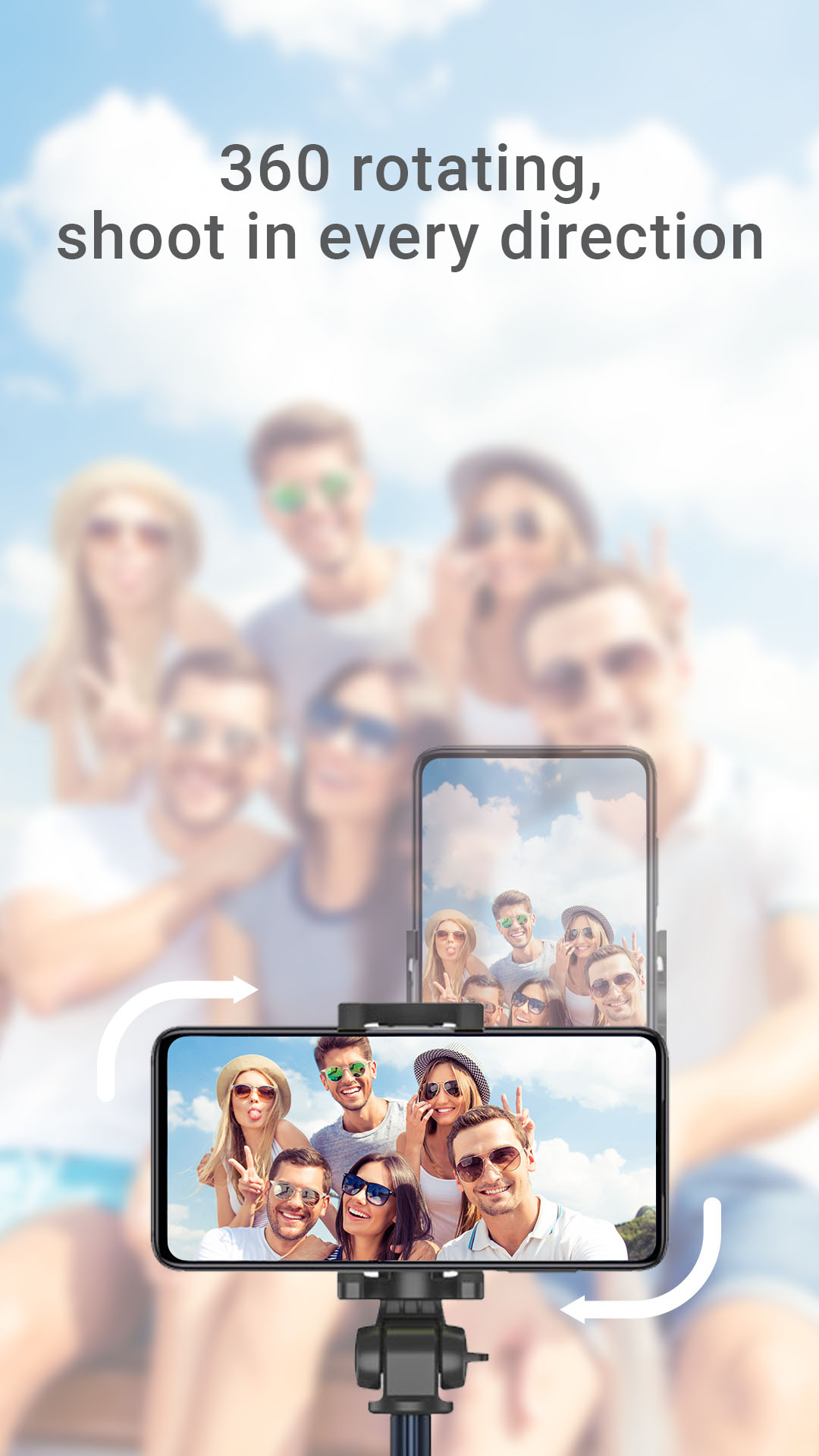 اسکرین شات 4 برنامه Selfie Love - Selfie stick