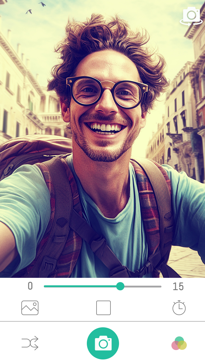 اسکرین شات 1 برنامه Selfie camera & beauty camera