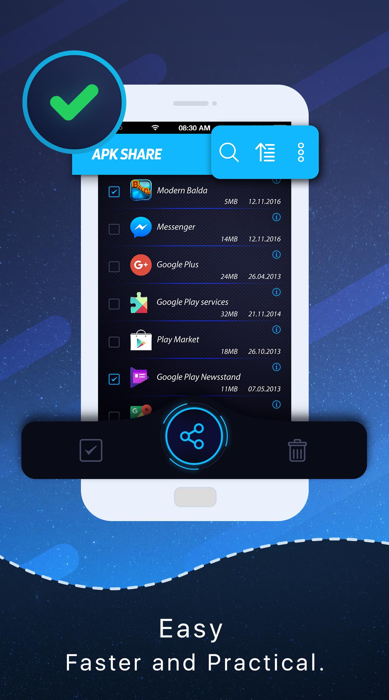 اسکرین شات 5 برنامه Bluetooth App Sender