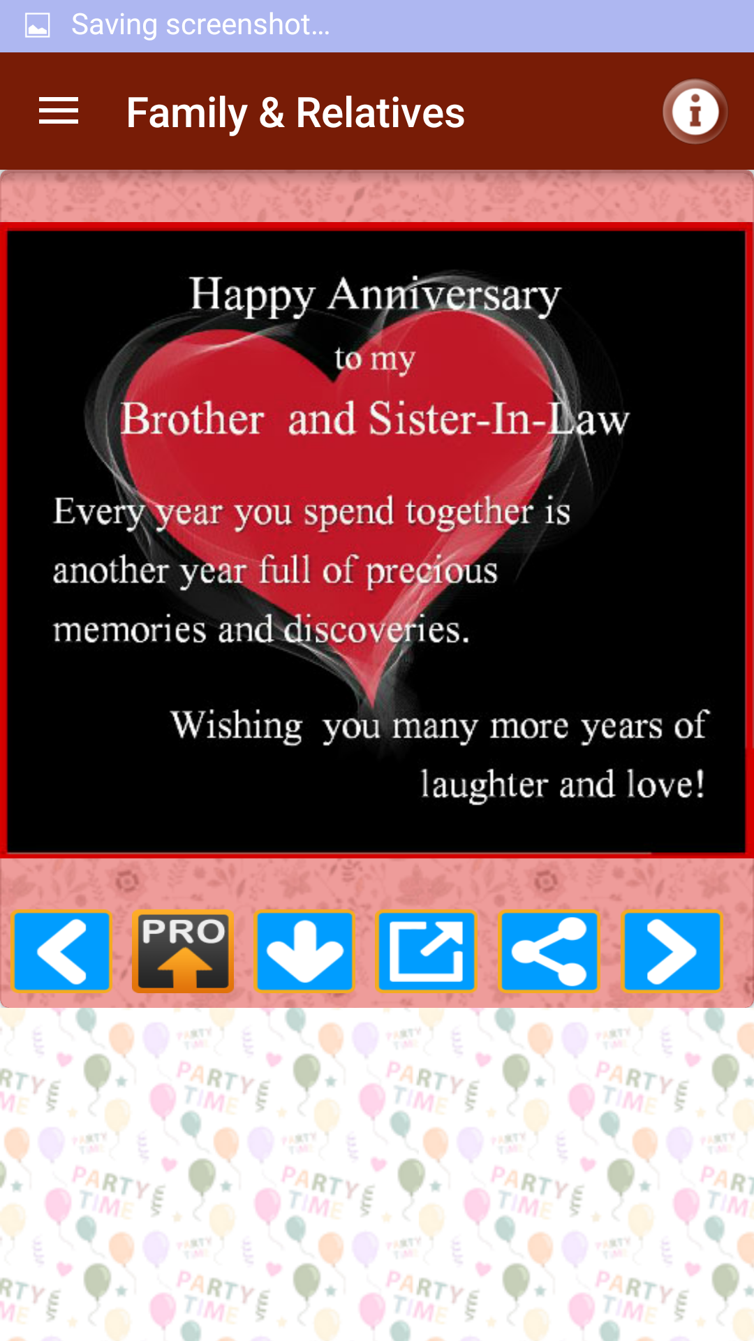 اسکرین شات 8 برنامه Marriage Anniversary Wishes