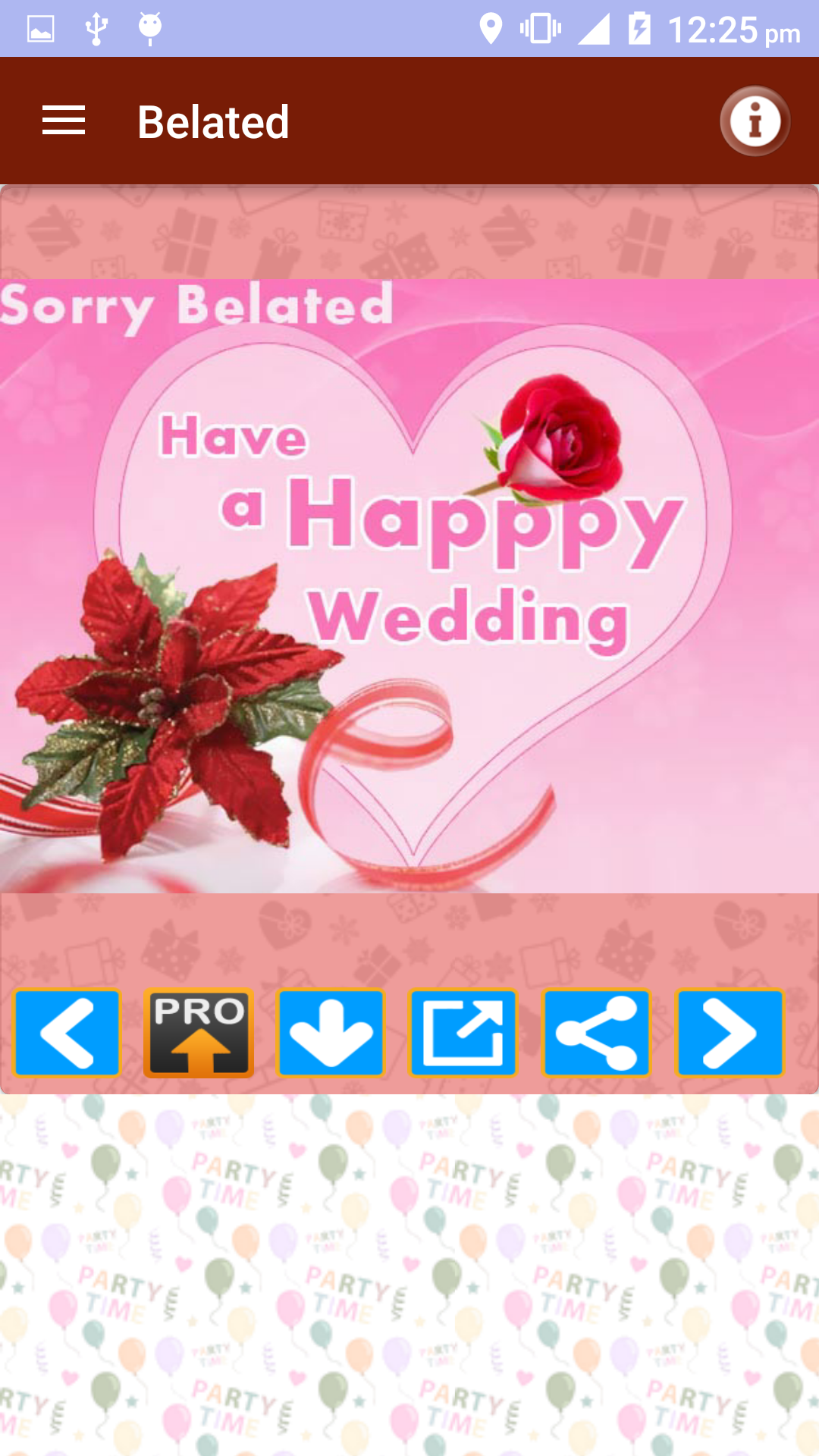 اسکرین شات 4 برنامه Marriage Anniversary Wishes