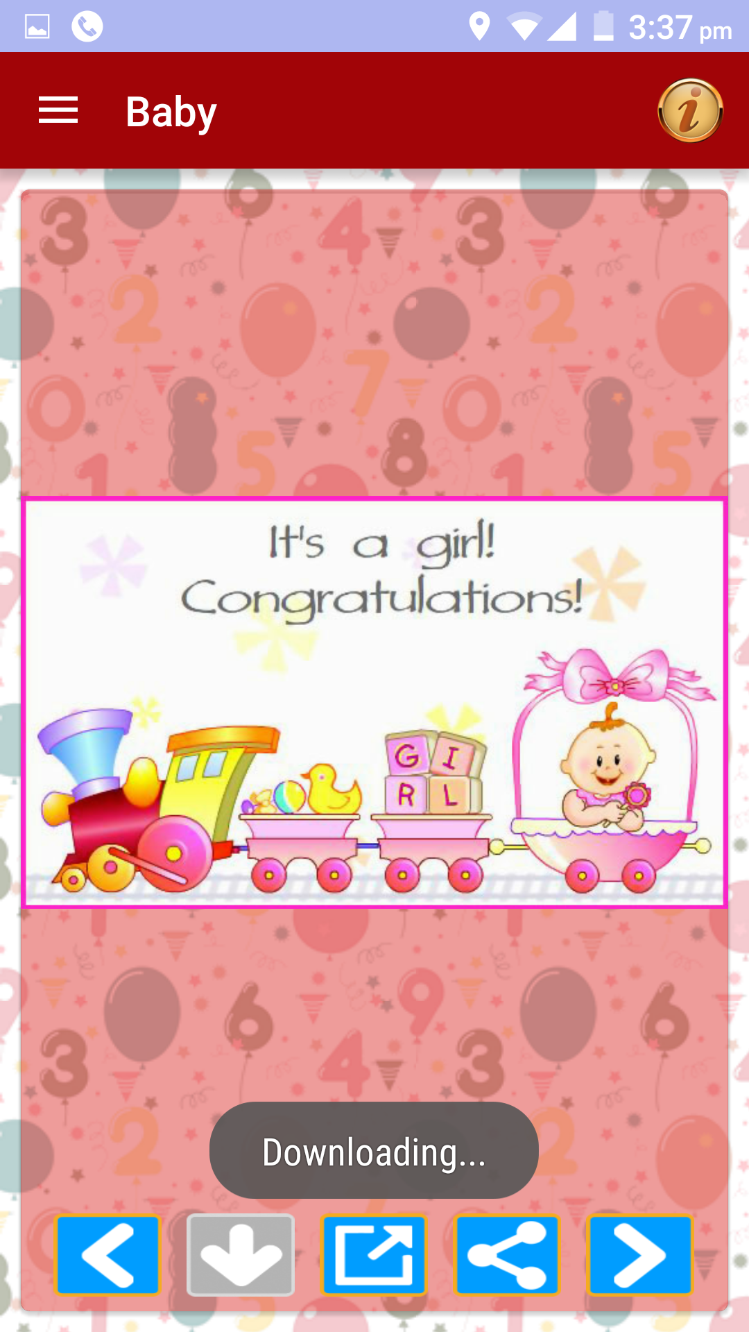 اسکرین شات 7 برنامه Congratulations Greeting Cards