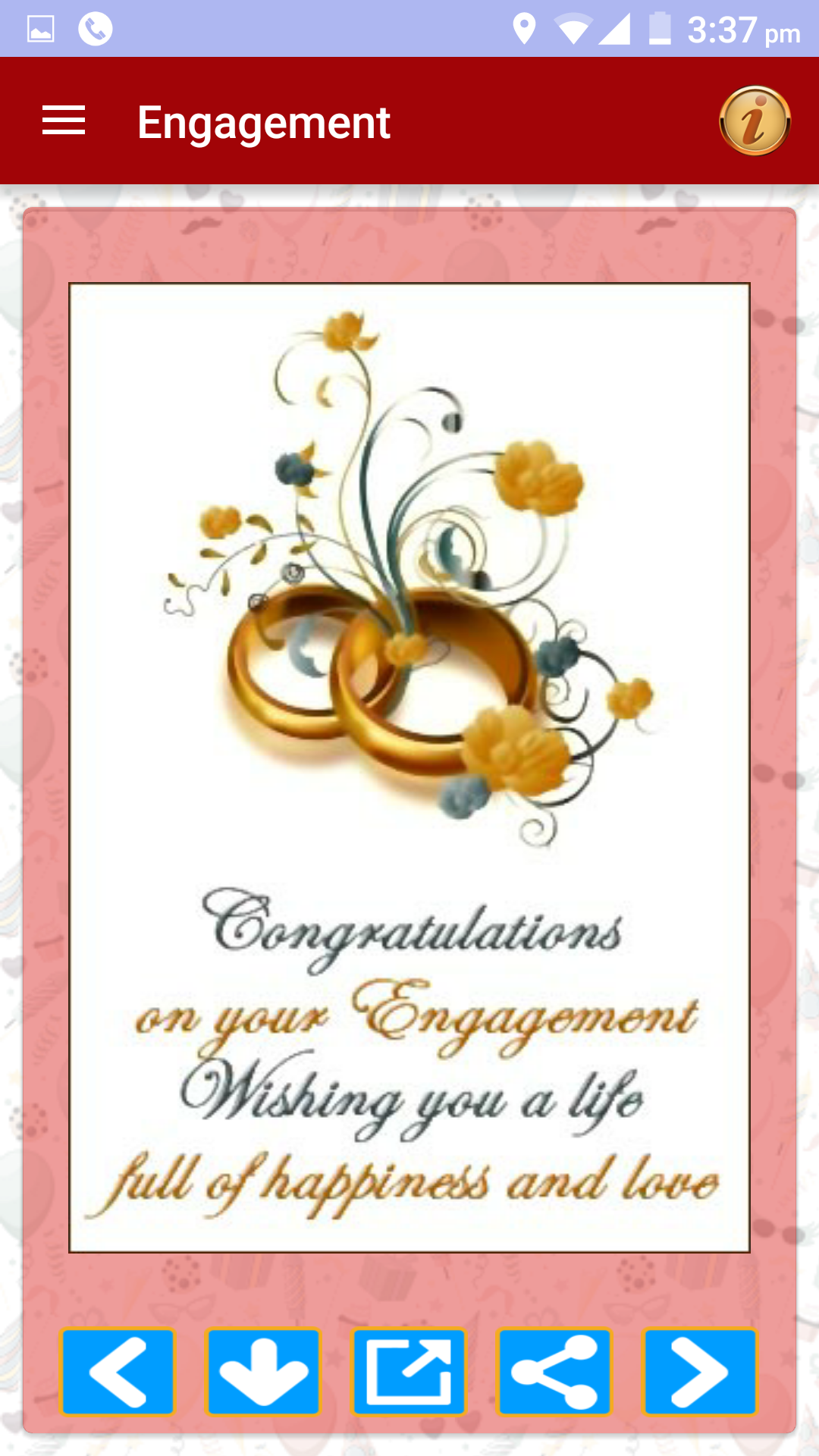 اسکرین شات 6 برنامه Congratulations Greeting Cards