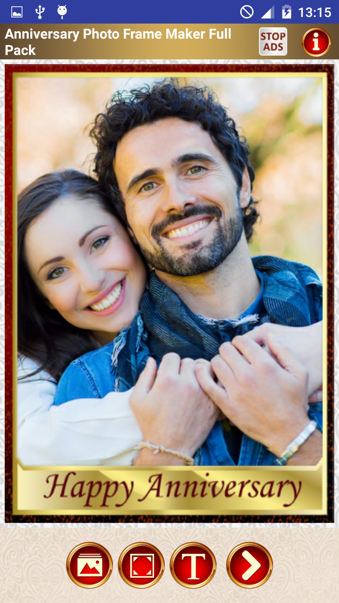 اسکرین شات 7 برنامه Make Wedding Anniversary Photo
