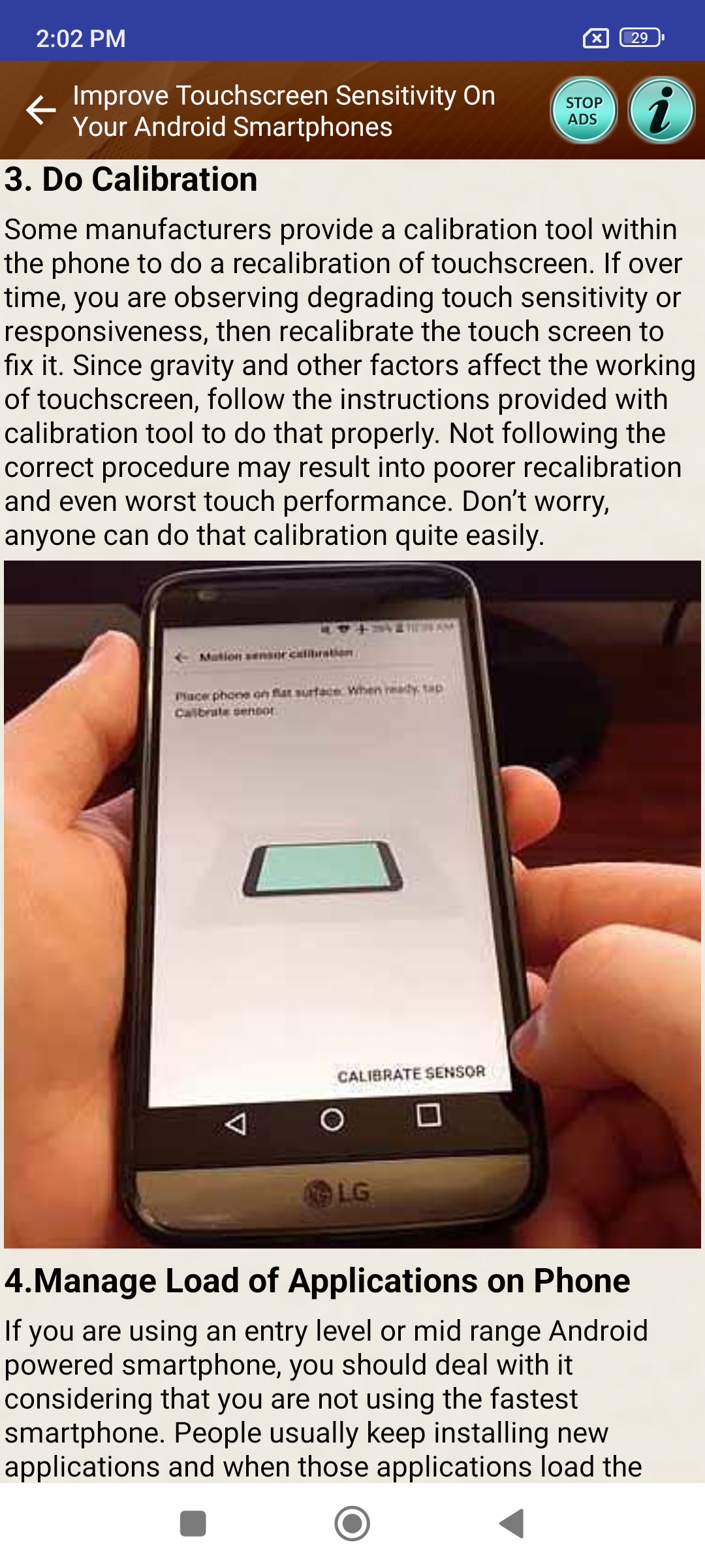اسکرین شات 7 برنامه Touch Screen Problem Help Tips