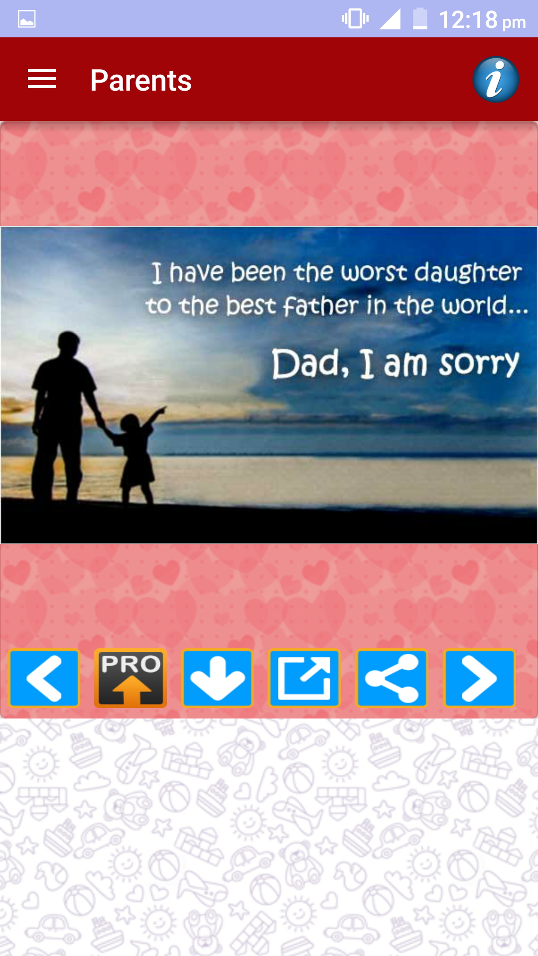 اسکرین شات 8 برنامه Sorry Cards & Picture Messages