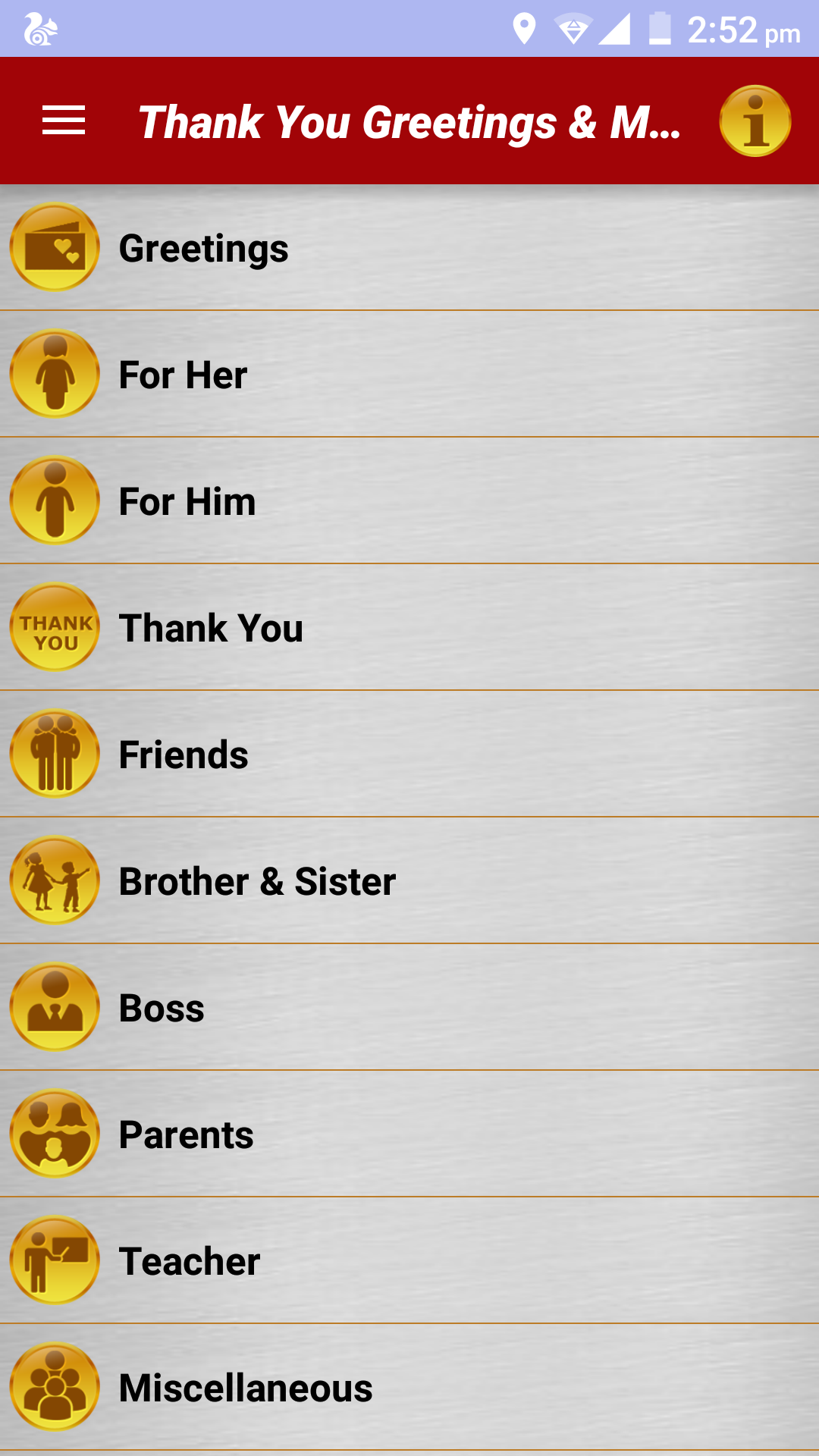 اسکرین شات 1 برنامه Thank You Greeting Card Images