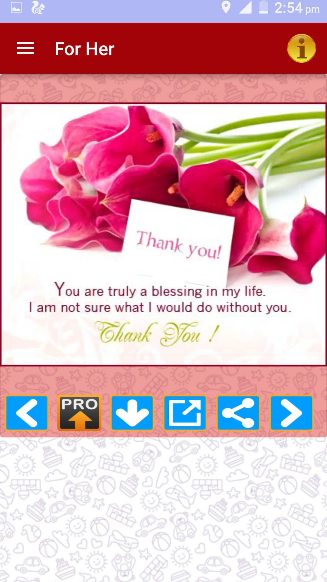 اسکرین شات 3 برنامه Thank You Greeting Card Images