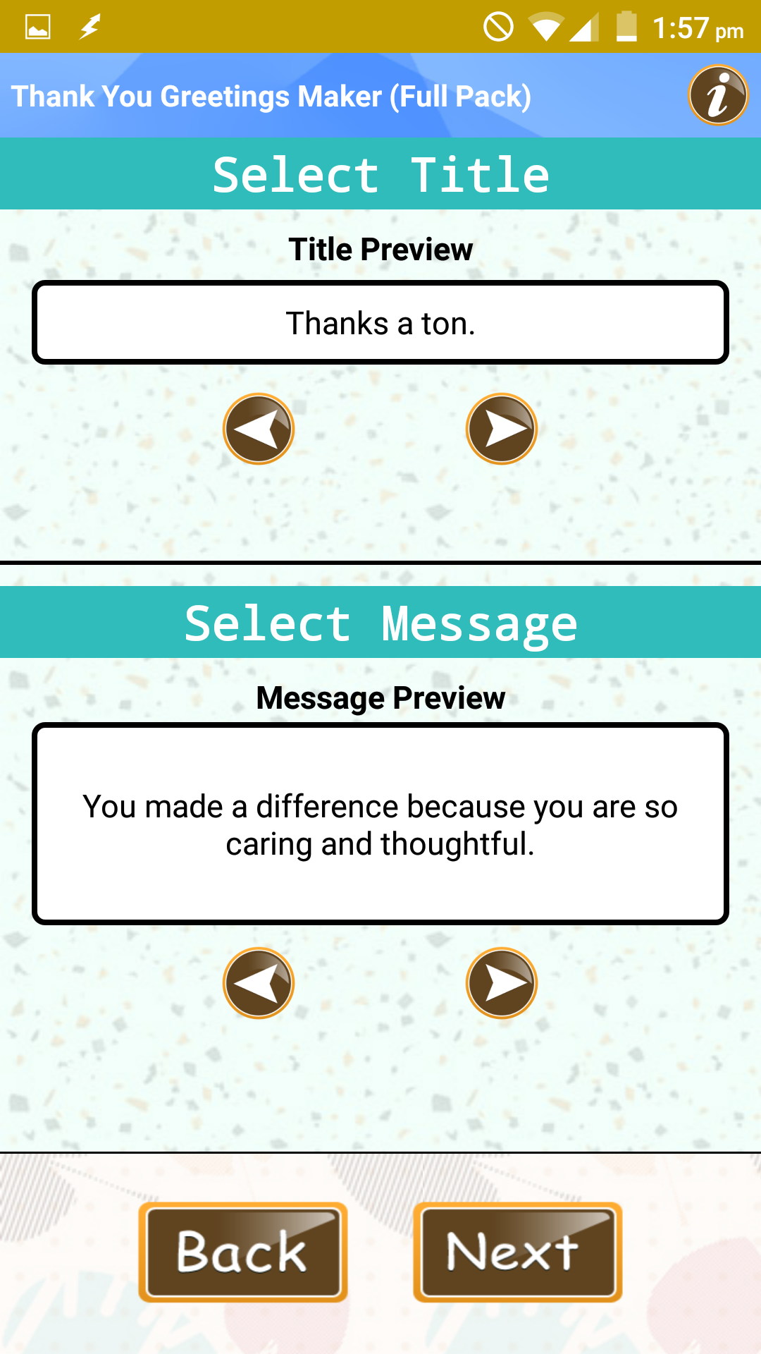 اسکرین شات 2 برنامه Design Thank You Greeting Card