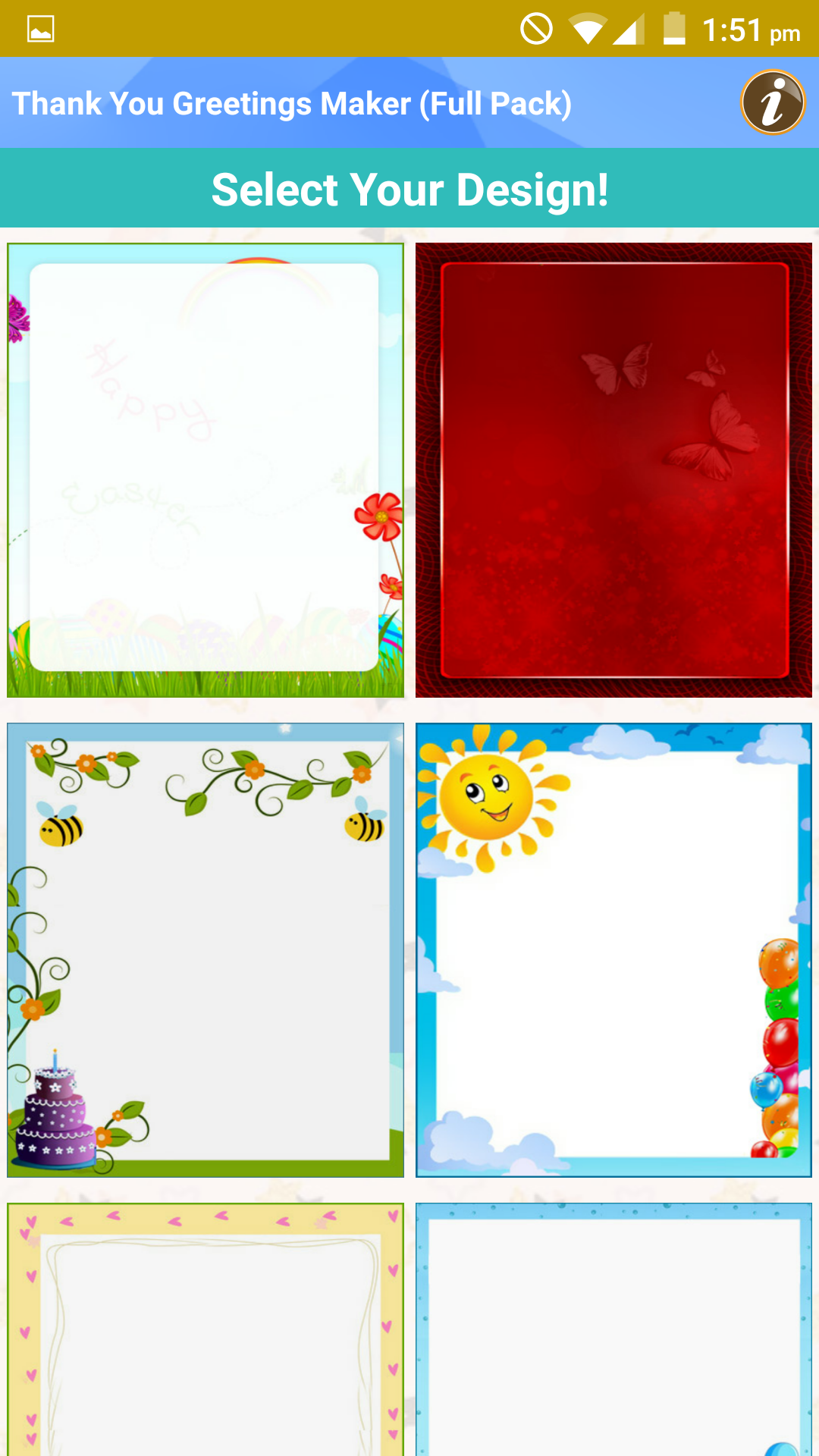 اسکرین شات 7 برنامه Design Thank You Greeting Card