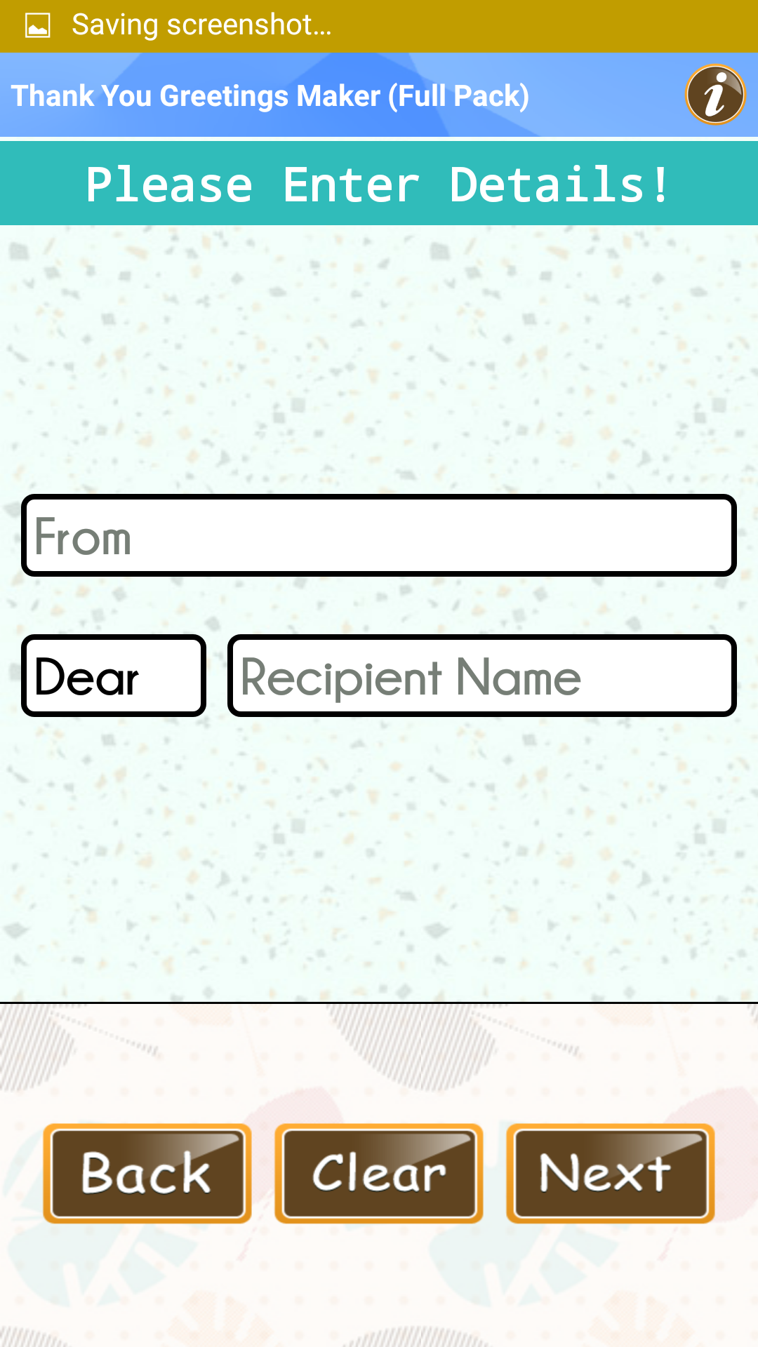 اسکرین شات 3 برنامه Design Thank You Greeting Card