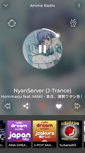 اسکرین شات 2 برنامه Anime Music Radio