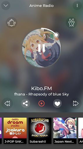 اسکرین شات 1 برنامه Anime Music Radio