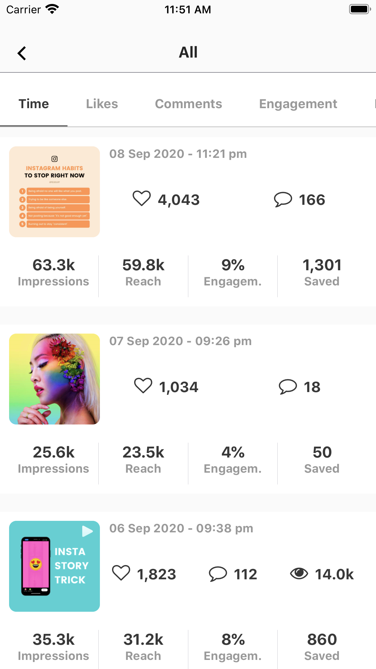 اسکرین شات 7 برنامه PREVIEW - Plan your Instagram