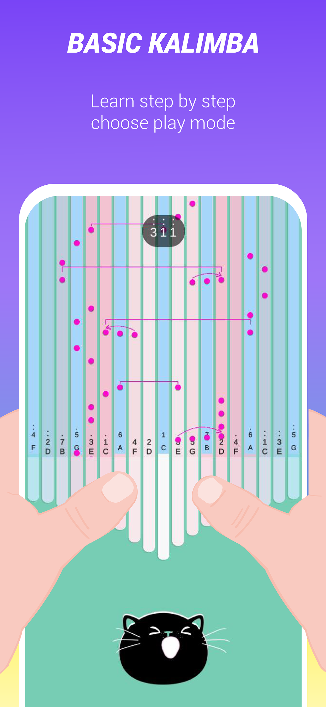 اسکرین شات 1 برنامه Kalimba Master
