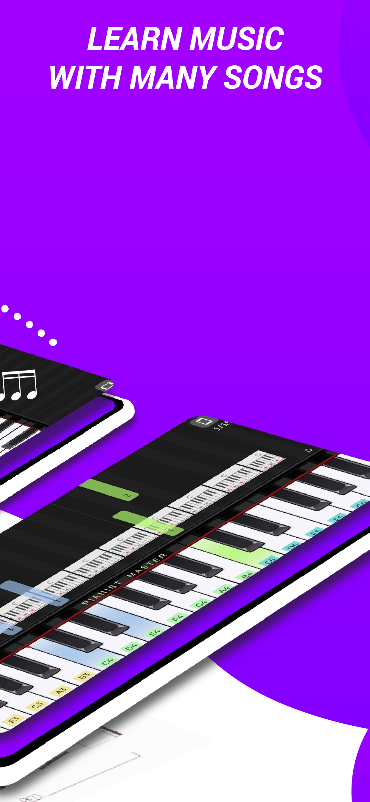 اسکرین شات 4 برنامه Pianist Master