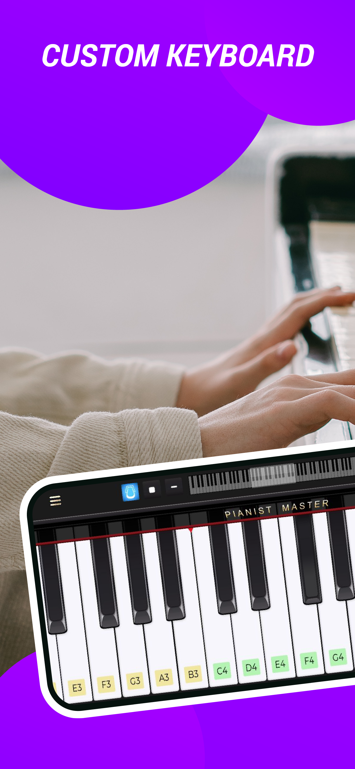 اسکرین شات 5 برنامه Pianist Master