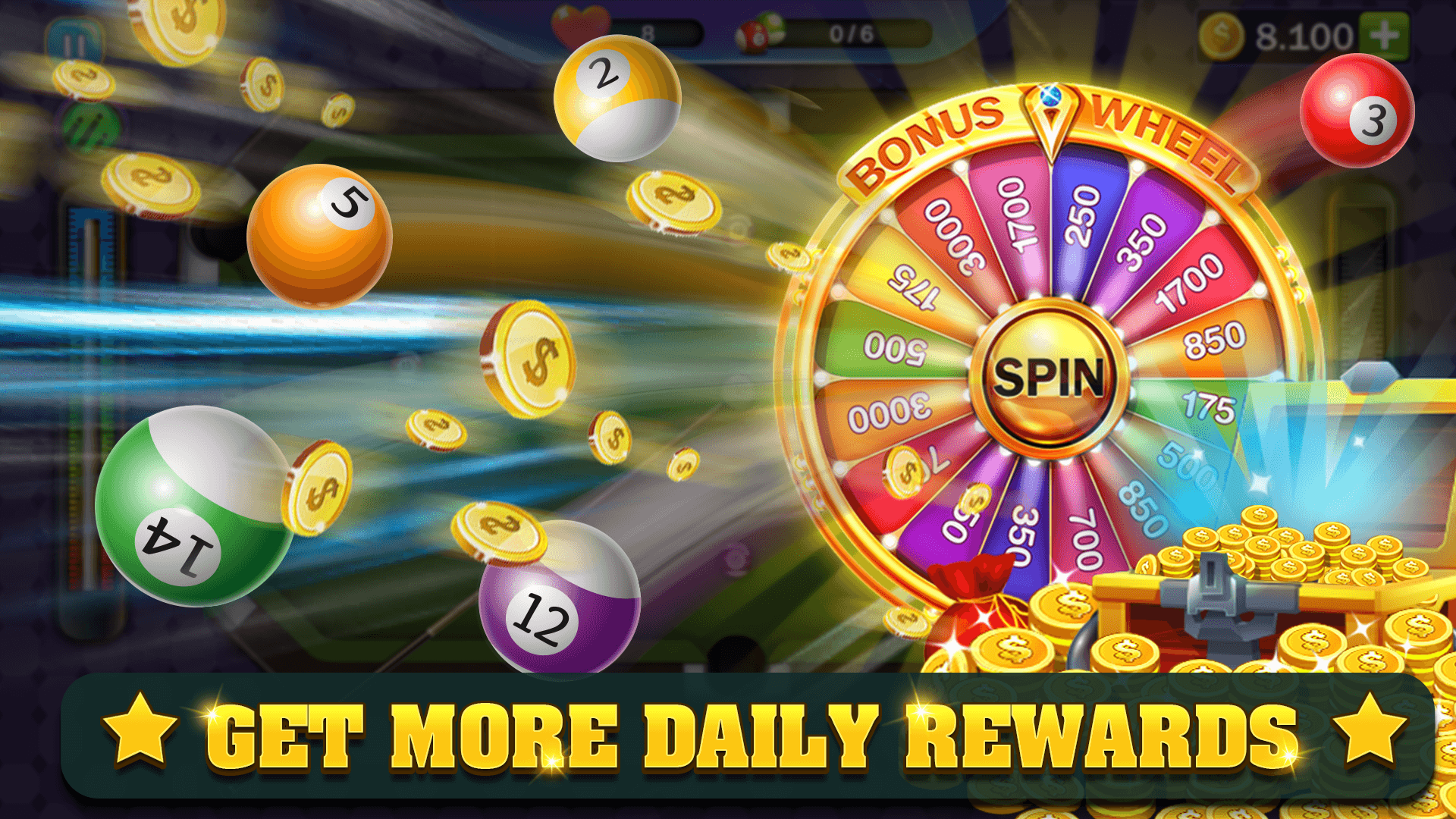 اسکرین شات 4 بازی Billiards 8 Ball: Pool Games