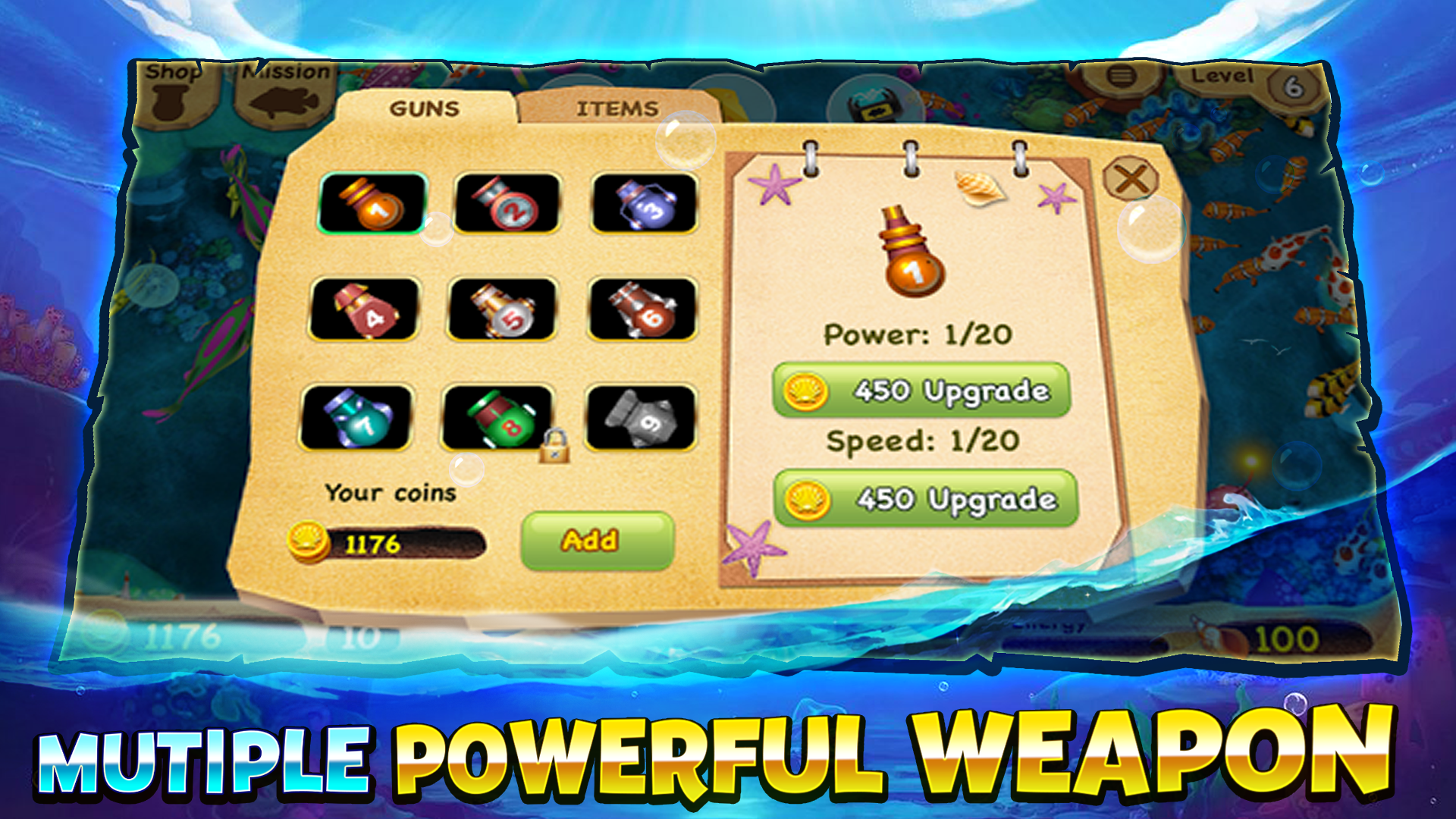 اسکرین شات 6 بازی Fish Game - Fish Hunter