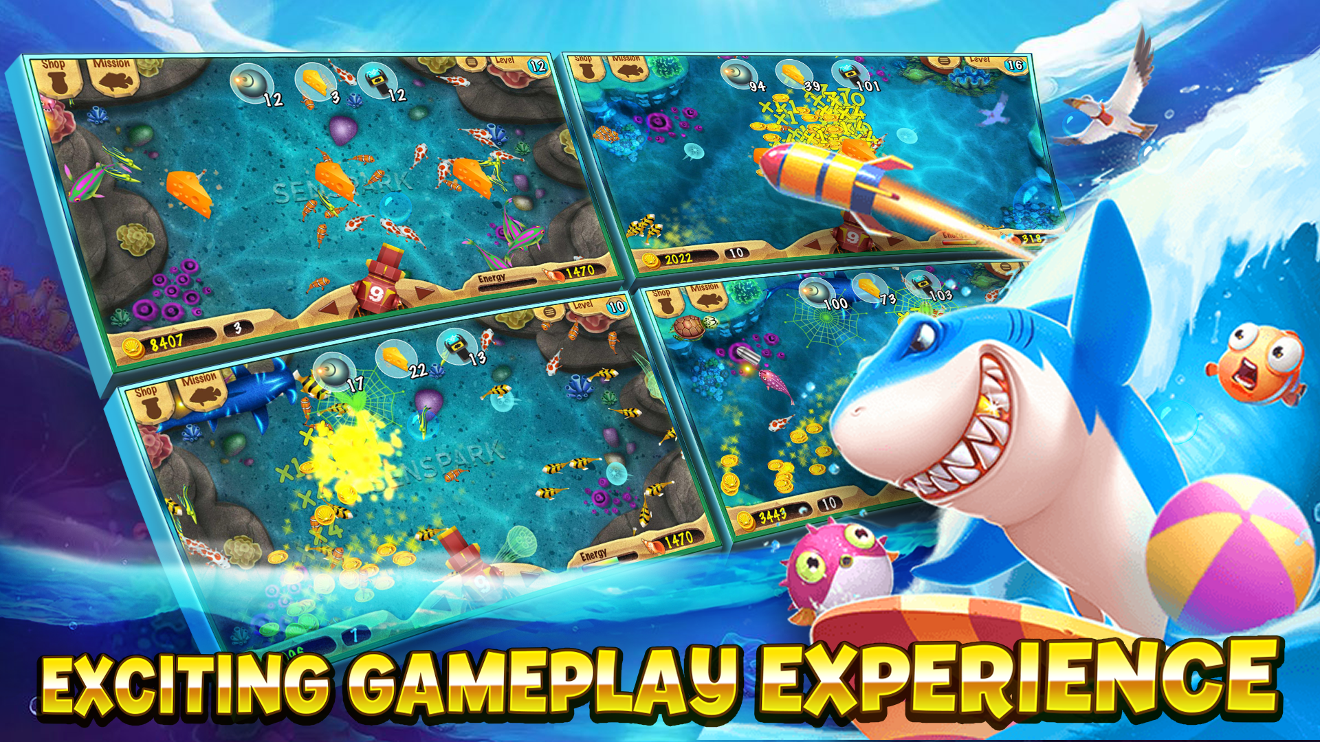 اسکرین شات 2 بازی Fish Game - Fish Hunter